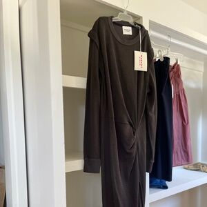 isabel marant black mafalda midi dress